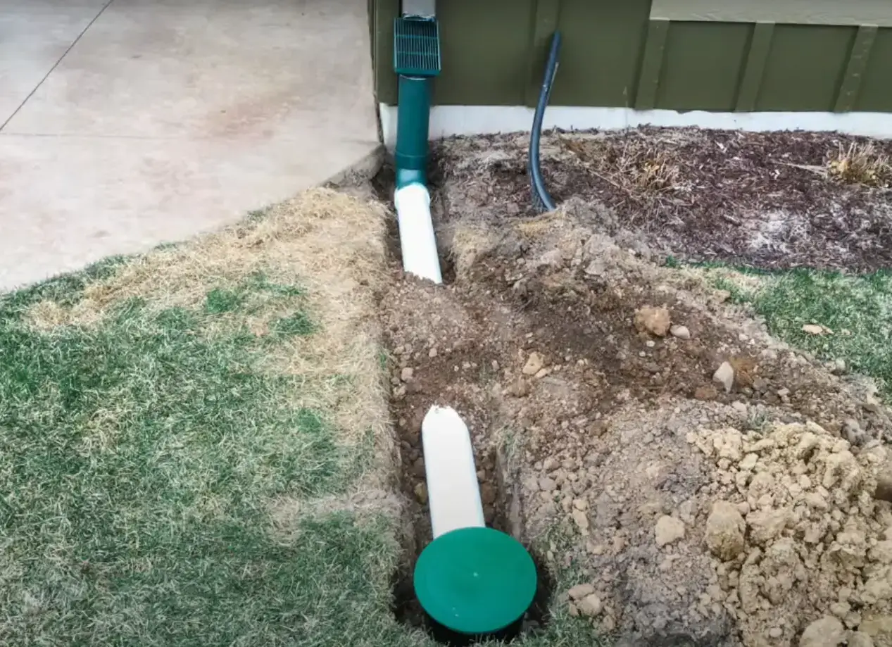 downspout drain cleaning